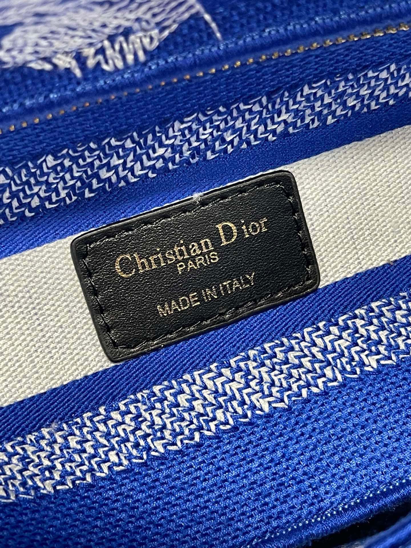 CD New Blue Tiger 24 Lady Dior Bag Canvas 336715 mysite