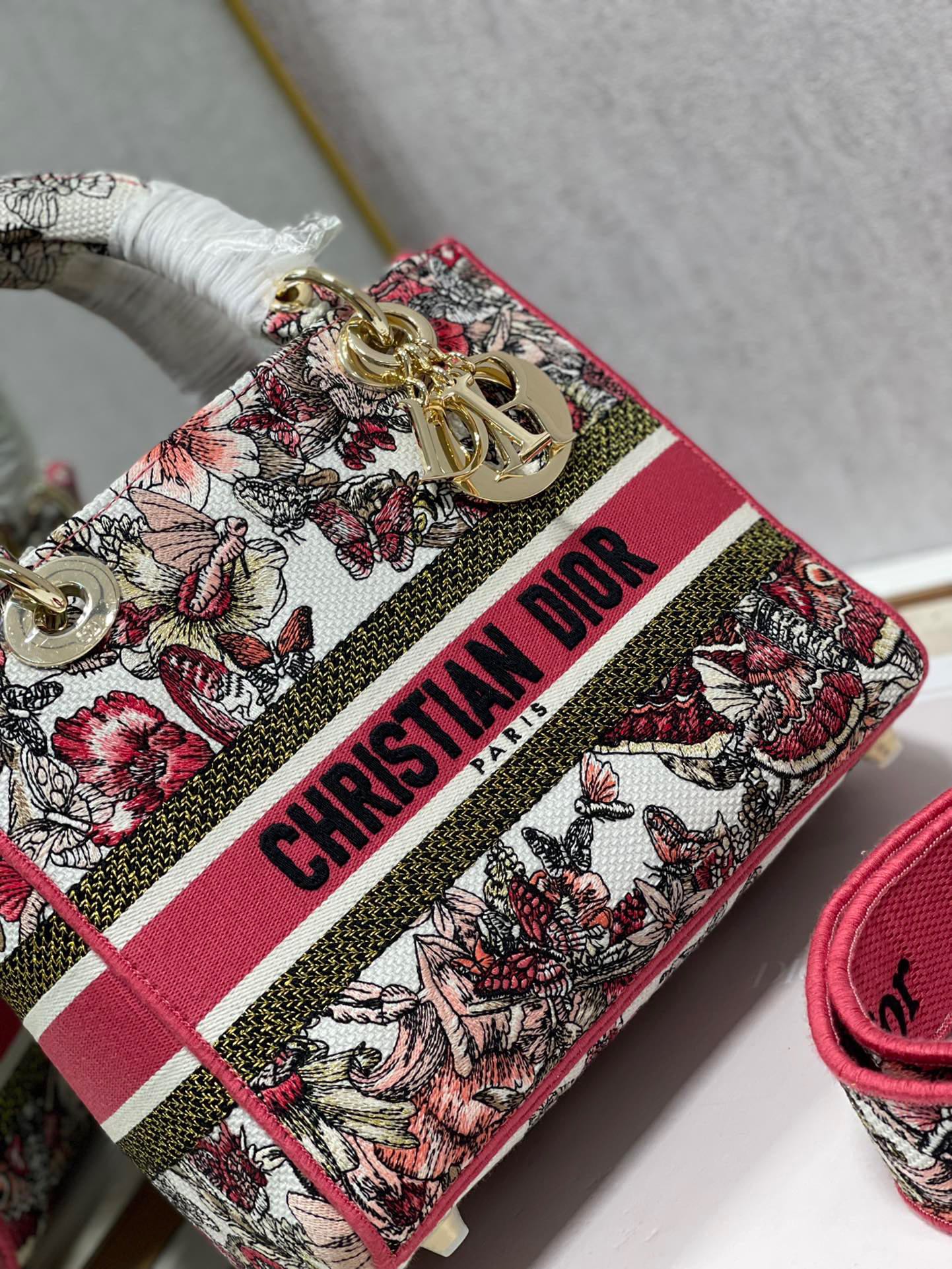 CD Colorful Butterfly 24 Lady Dior Bag Canvas 336709 mysite