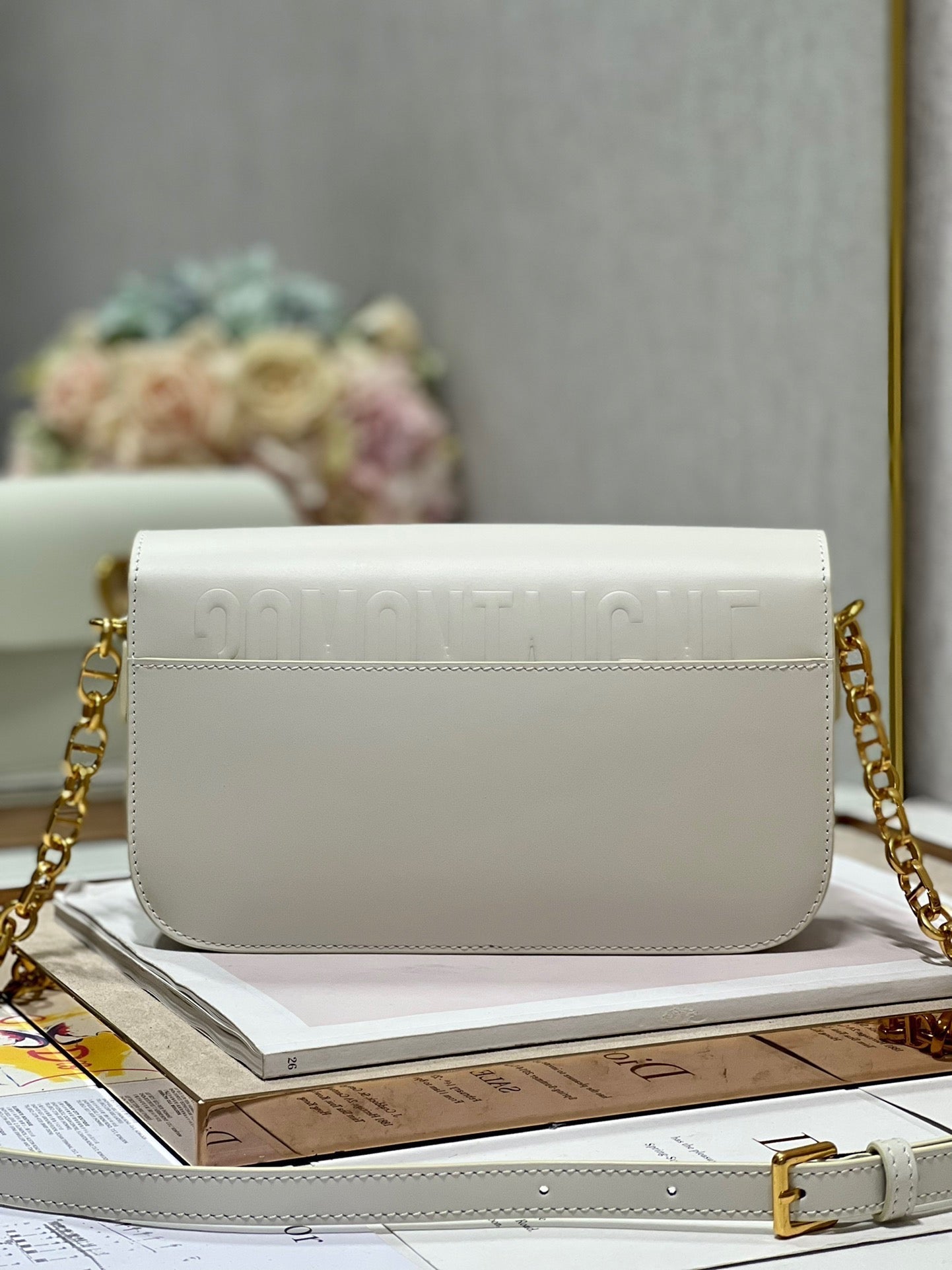 CD Montaigne Avenue Bag White Calfskin 336842 mysite