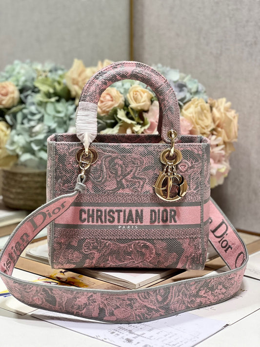 CD New Foundation Tiger 24 Lady Dior Bag Canvas 336733 mysite