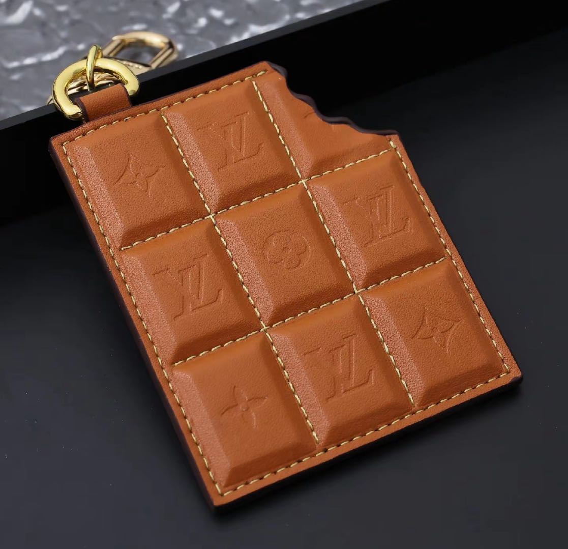 🍫 L&V Chocolate - Style Leather Keychain & Bag Charm 🍫s mysite