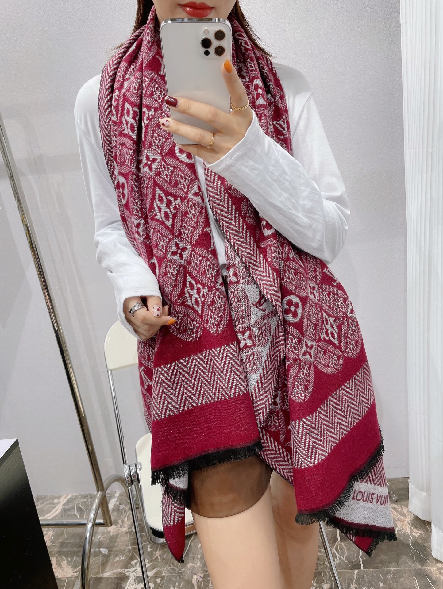 Jacquard Warm Scarf Shawl mysite