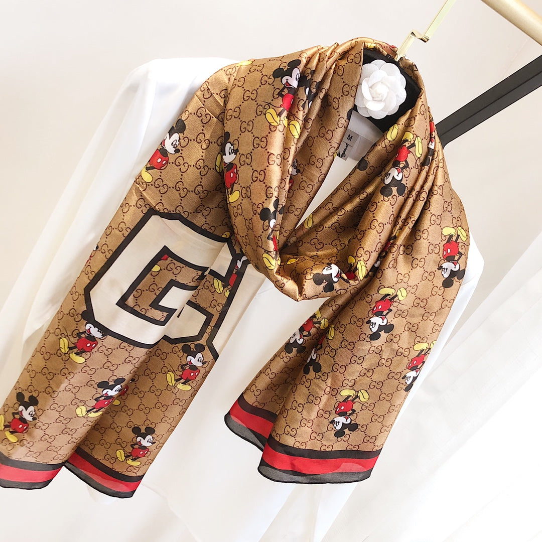 Classic Mickey Mouse Joint Silk Scarf mysite