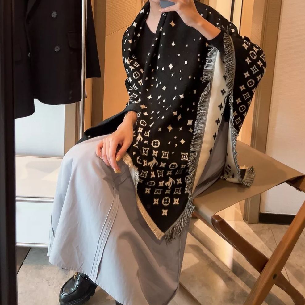 Starry Sky Series Cashmere Scarf Shawl mysite
