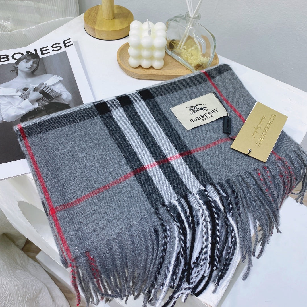 Classic Plaid Tassel Unisex Scarf mysite