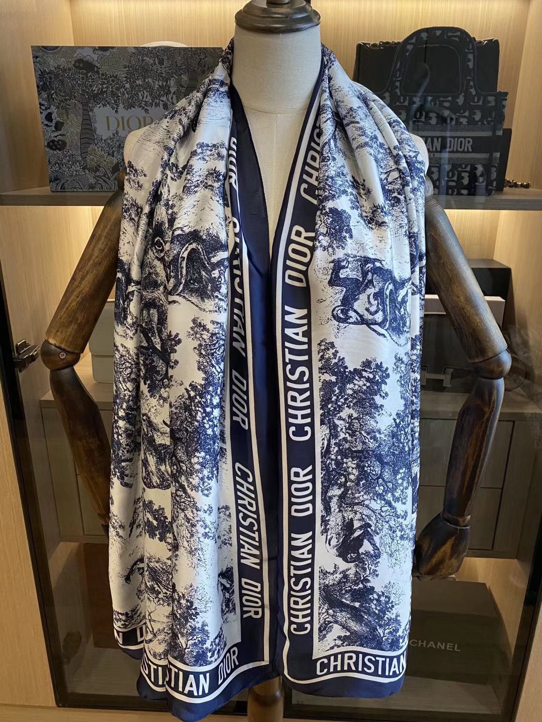 Ink Painting Element Satin Scarf mysite