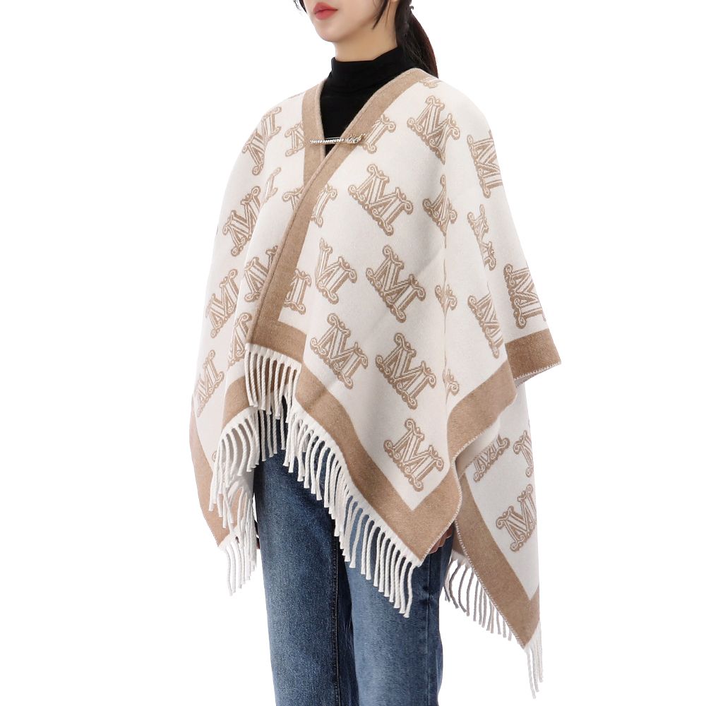 Fashion Wool Jacquard Cape mysite