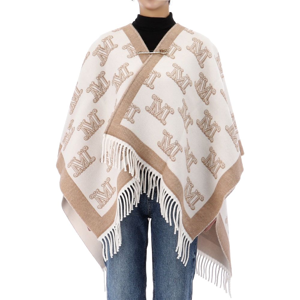 Fashion Wool Jacquard Cape mysite
