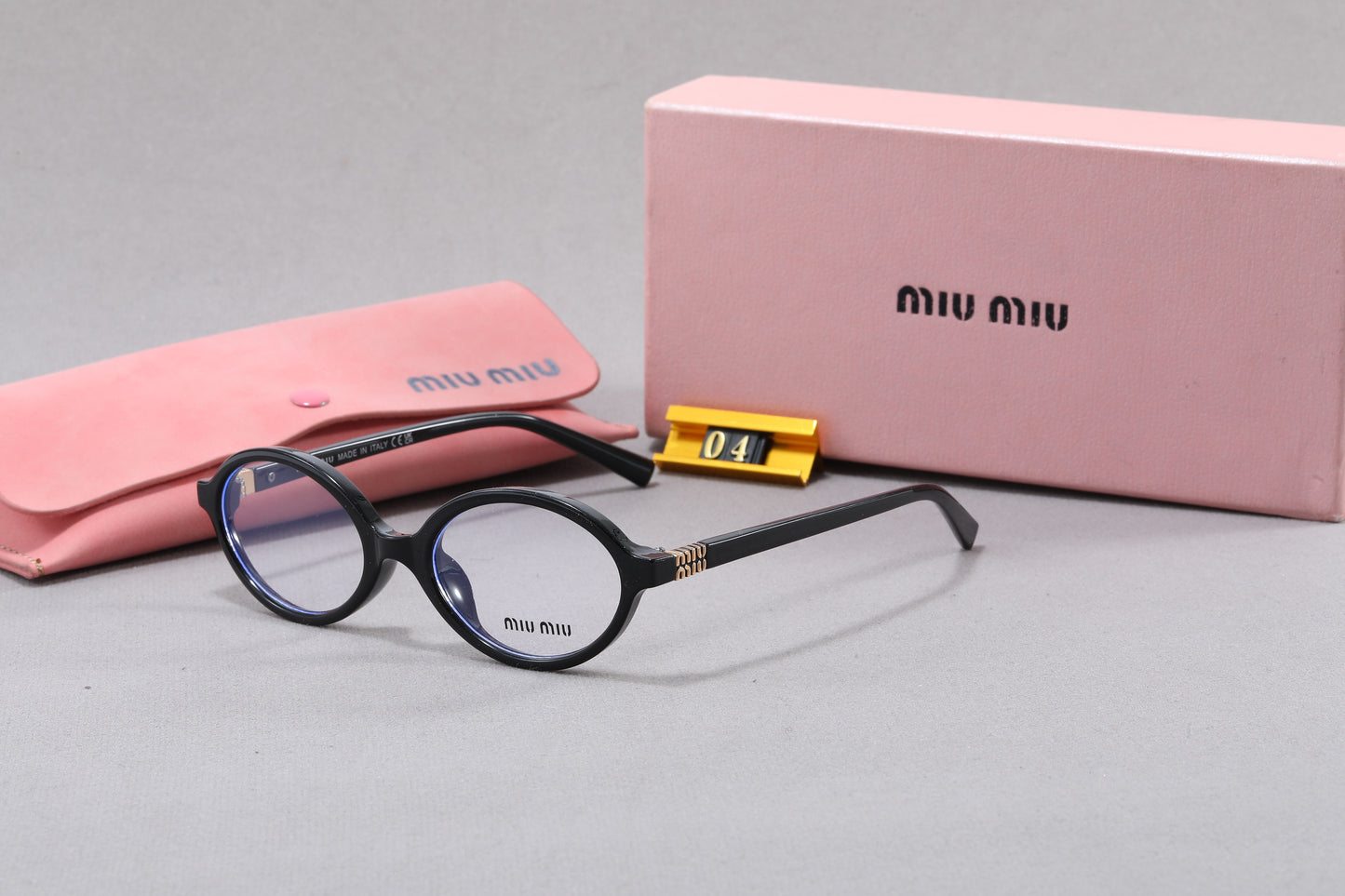 Leopard Print Square Frame RetroGlasses & Sunglasses-5 My Store