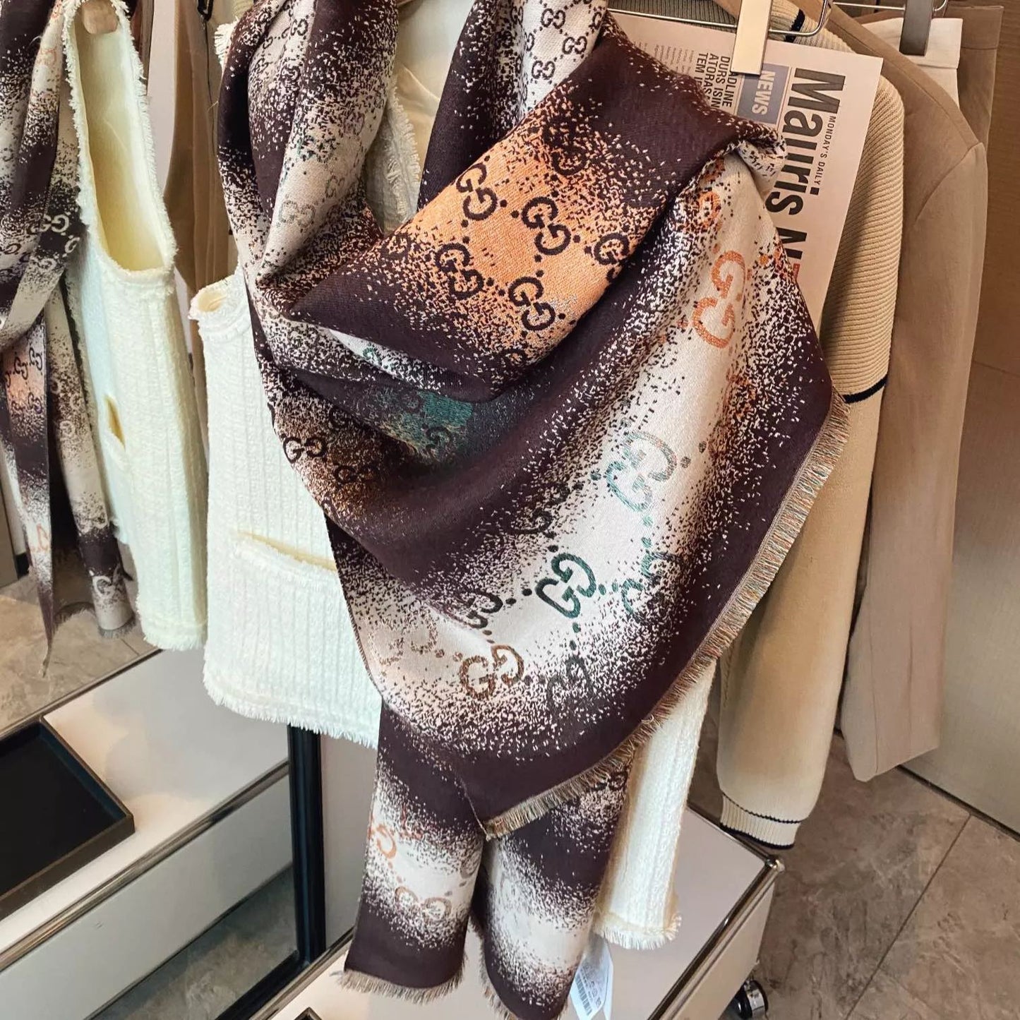 Individuality  Ombre Cashmere Scarf mysite