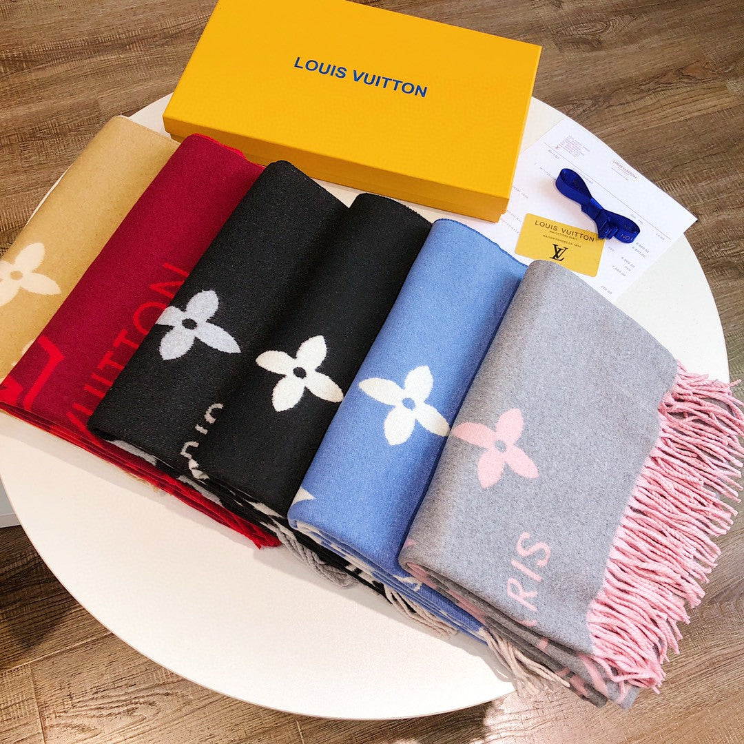6-color Four-leaf Clover Rabbit Cashmere Shawl Scarf mysite