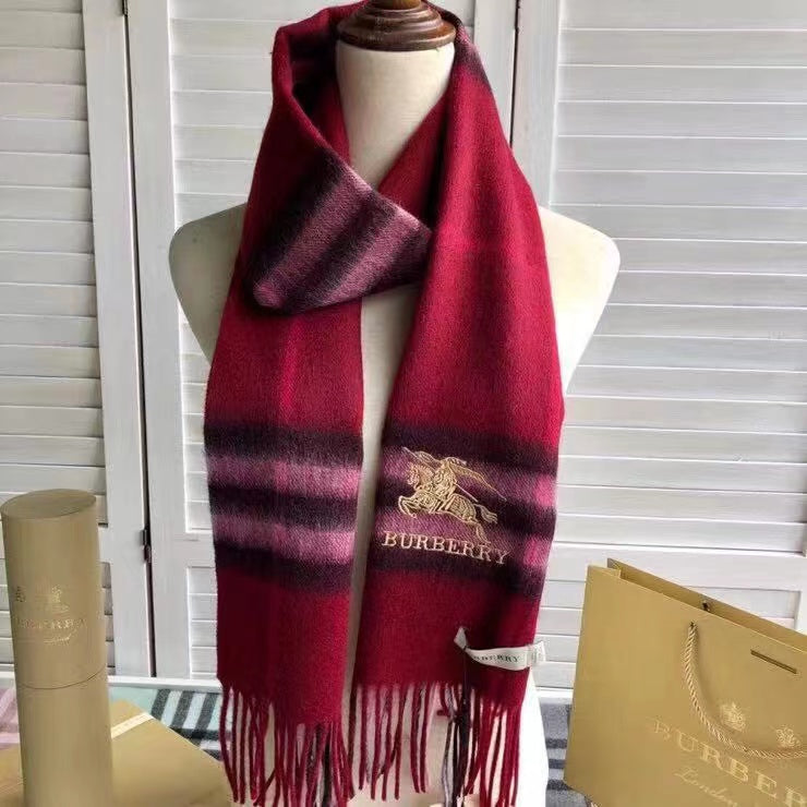 Classic Check Fringed Cashmere Scarf mysite