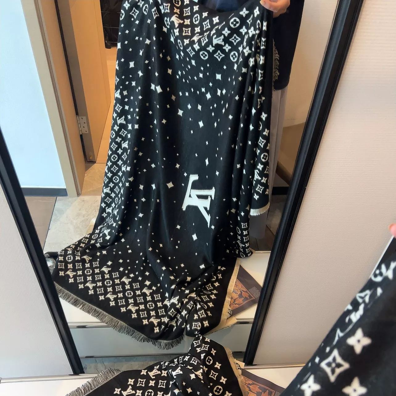 Starry Sky Series Cashmere Scarf Shawl mysite