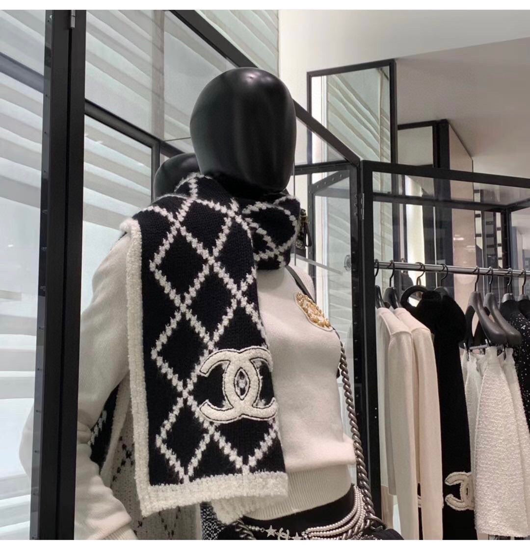 Temperament Rhombic Cashmere Scarf Shawl mysite