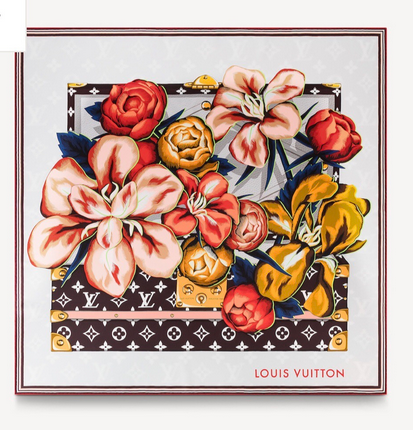Monogram Bouquet Square Scarf mysite