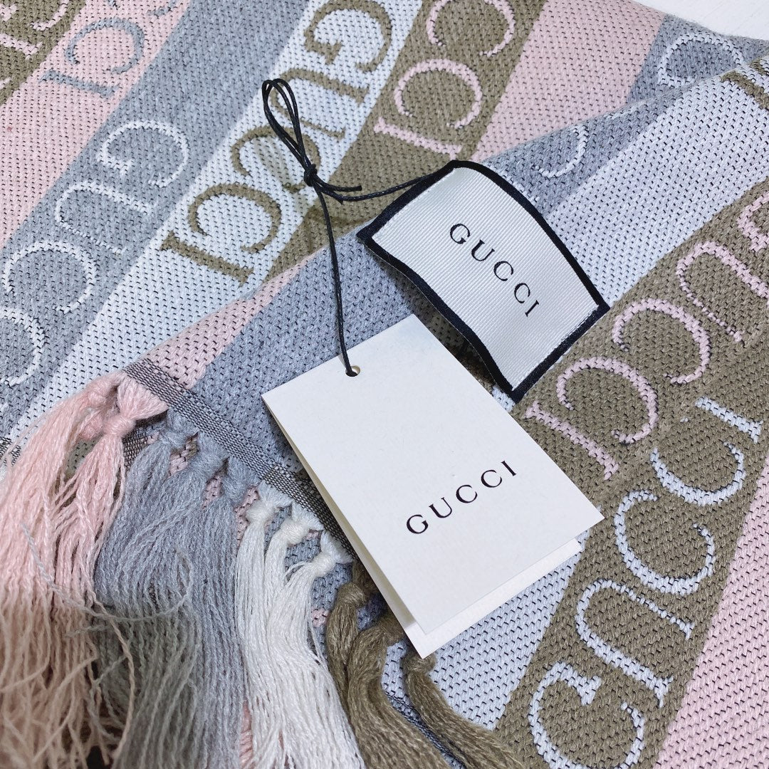 Double-sided Jacquard Fringed Scarf Shawl mysite