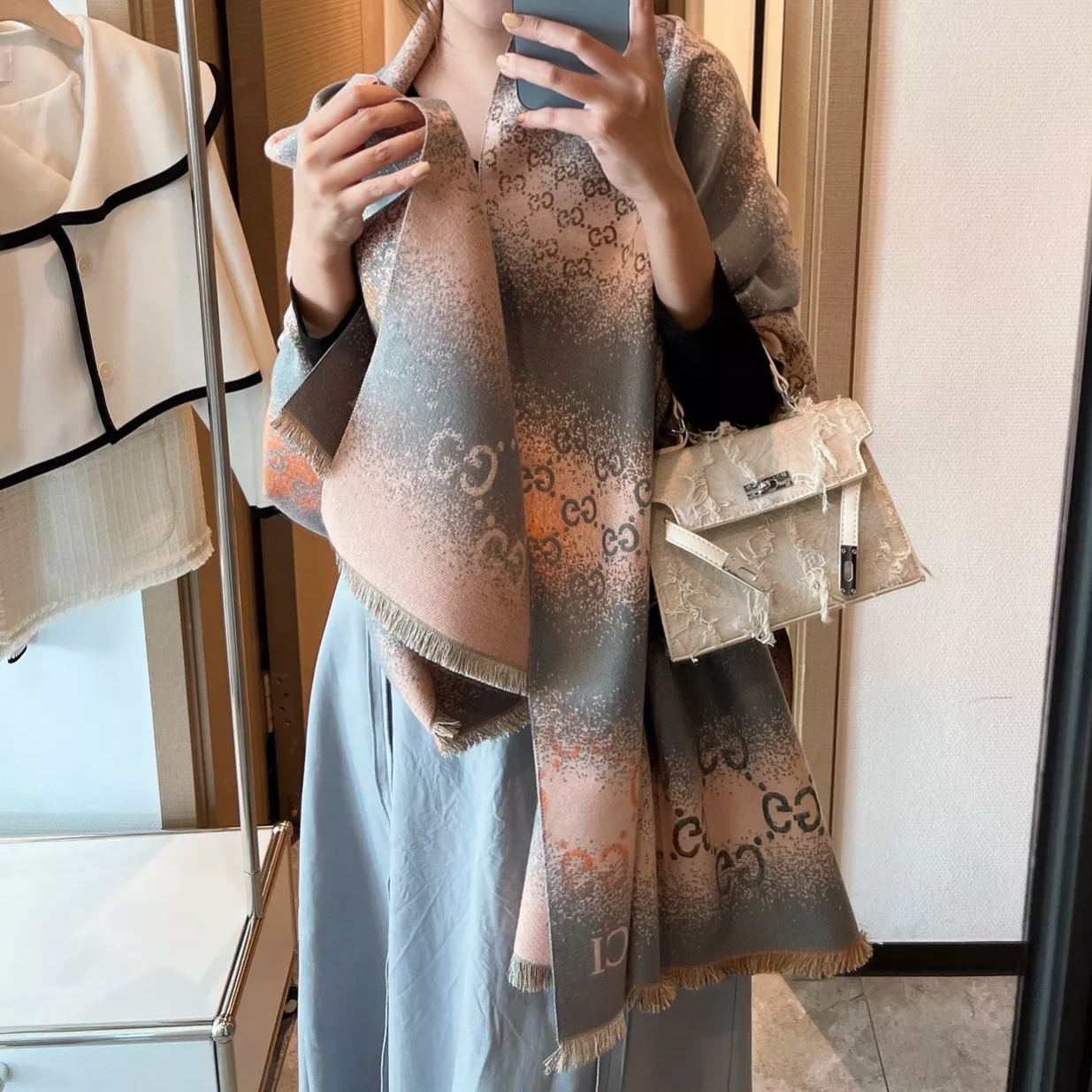 Individuality  Ombre Cashmere Scarf mysite