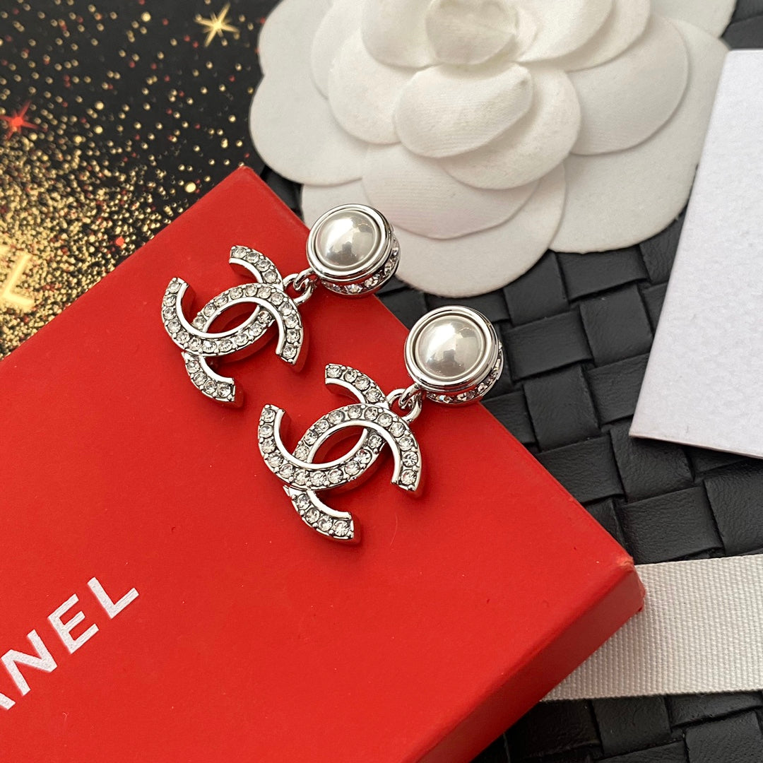 Pearl And Diamond Earrings mysite