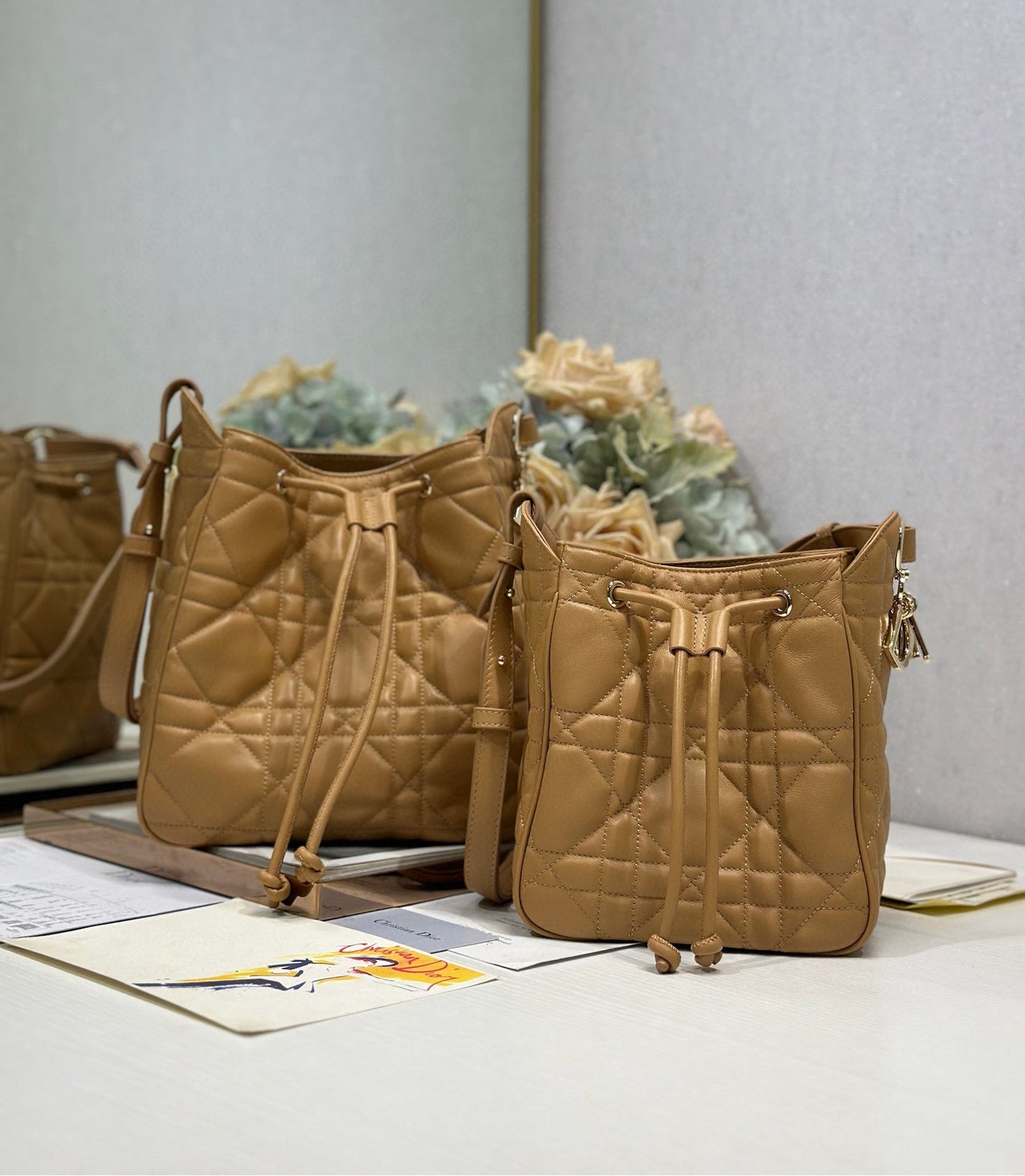 CD D-Motion Bag Macrocannage Lambskin Cafskin mysite