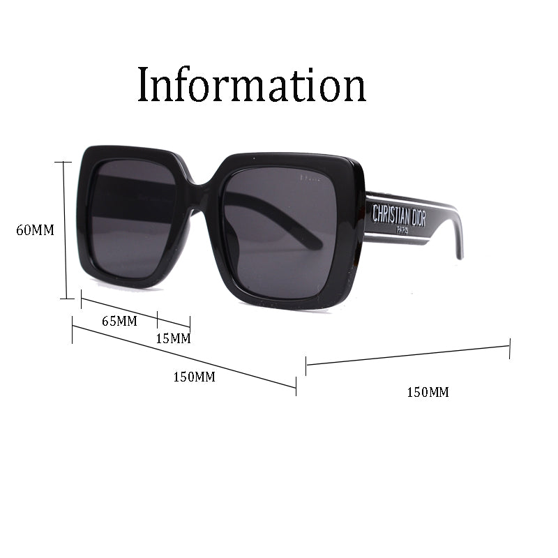 Luxury Large Frame Sunglasses Y-535