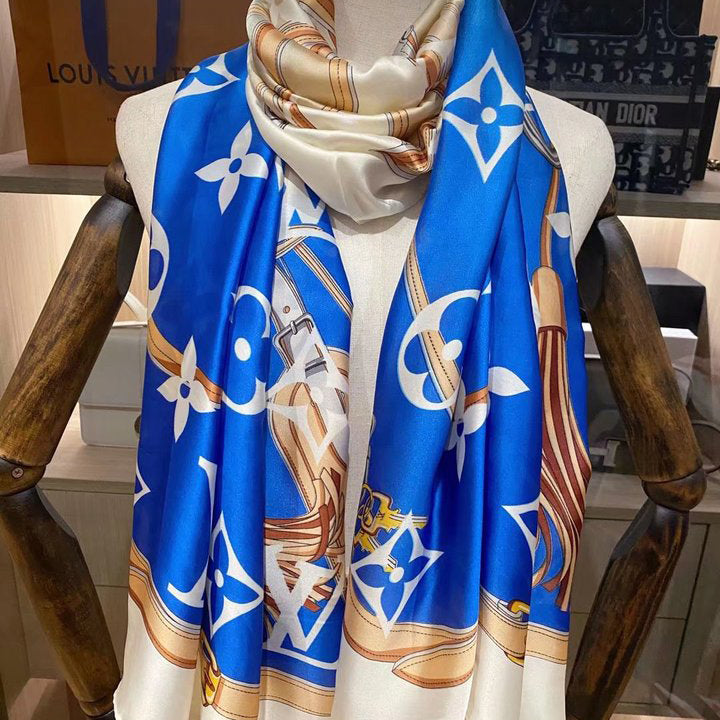 Monogram Satin Scarf Shawl mysite