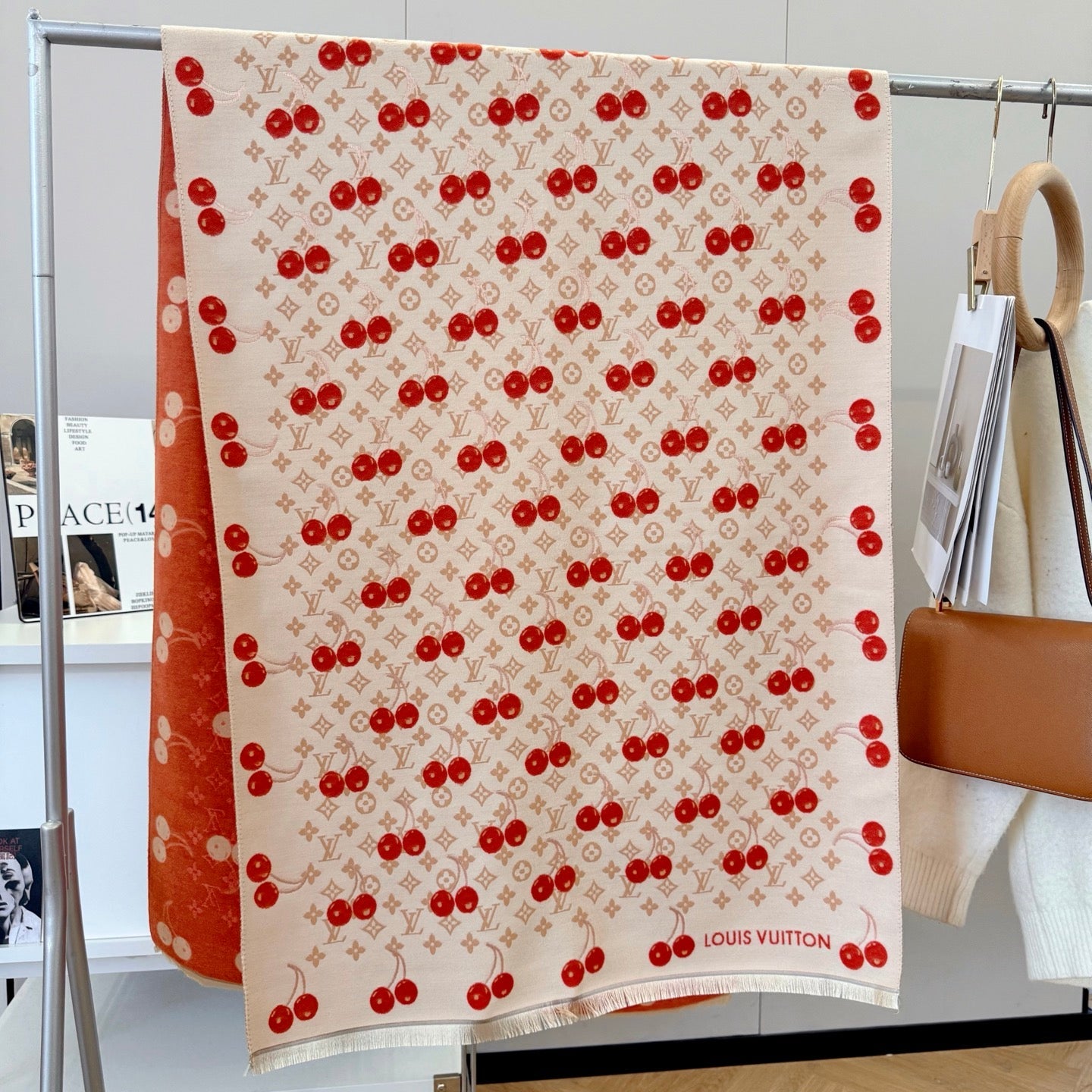 Soft cashmere cherry scarf mysite