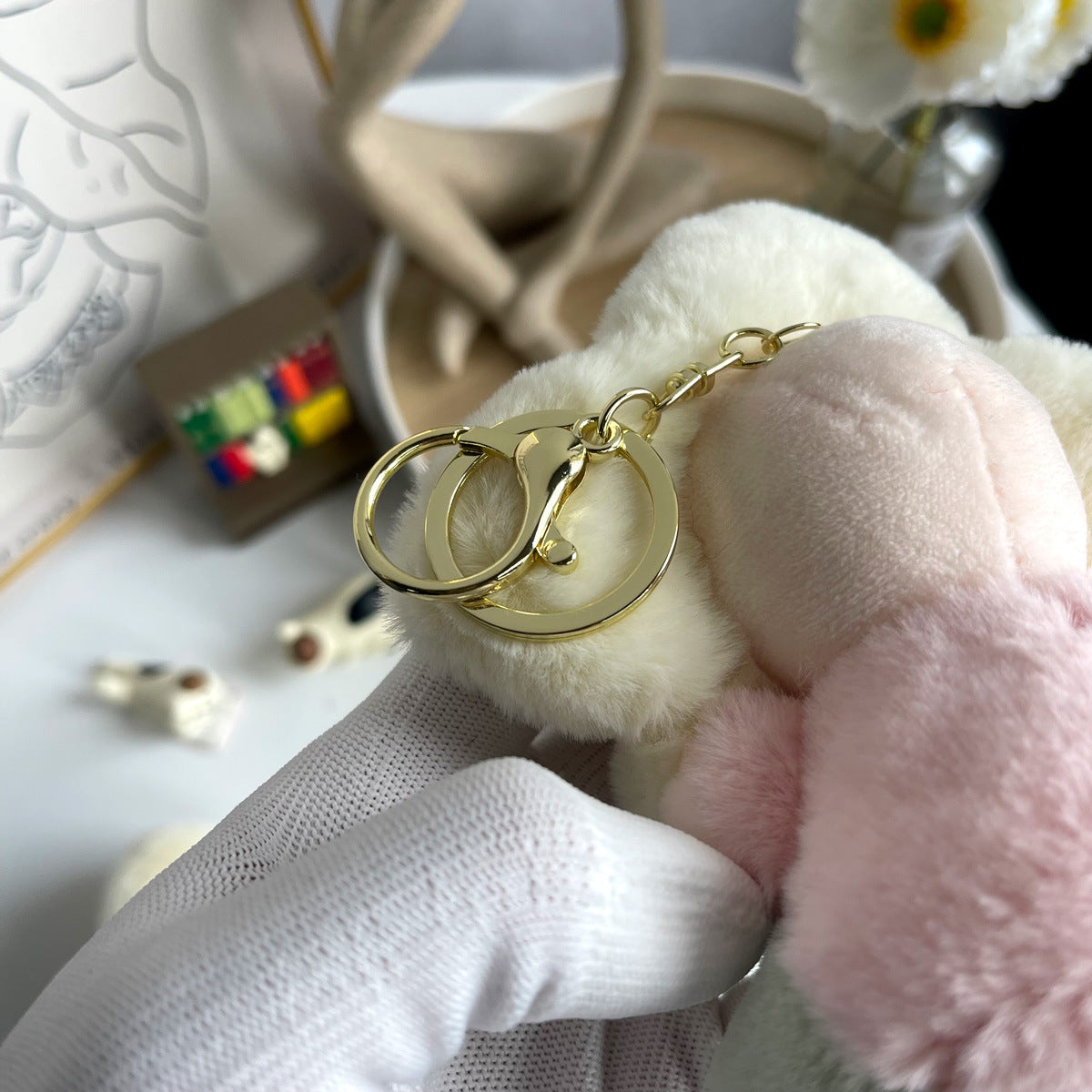 Cute Sunflower Plush Keychain – Vivian Doll Bag Charm for Women, Car & Backpack Decorations mysite