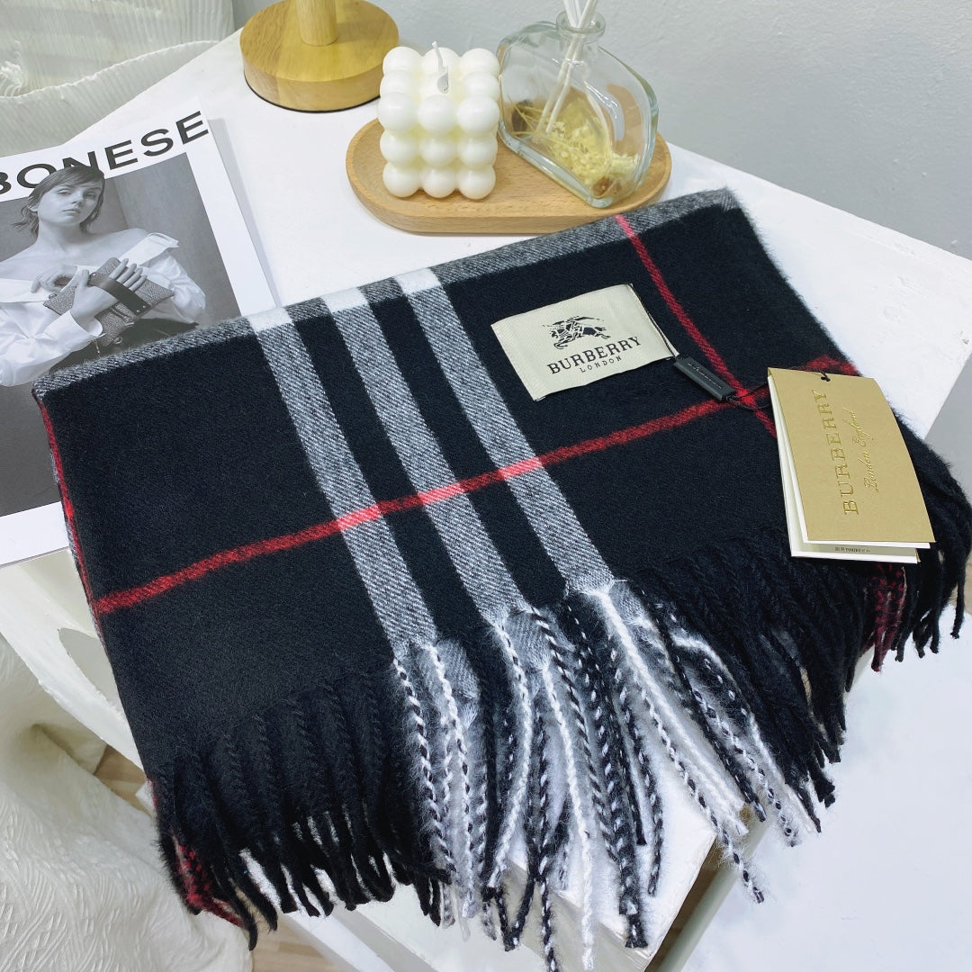 Classic Plaid Tassel Unisex Scarf mysite