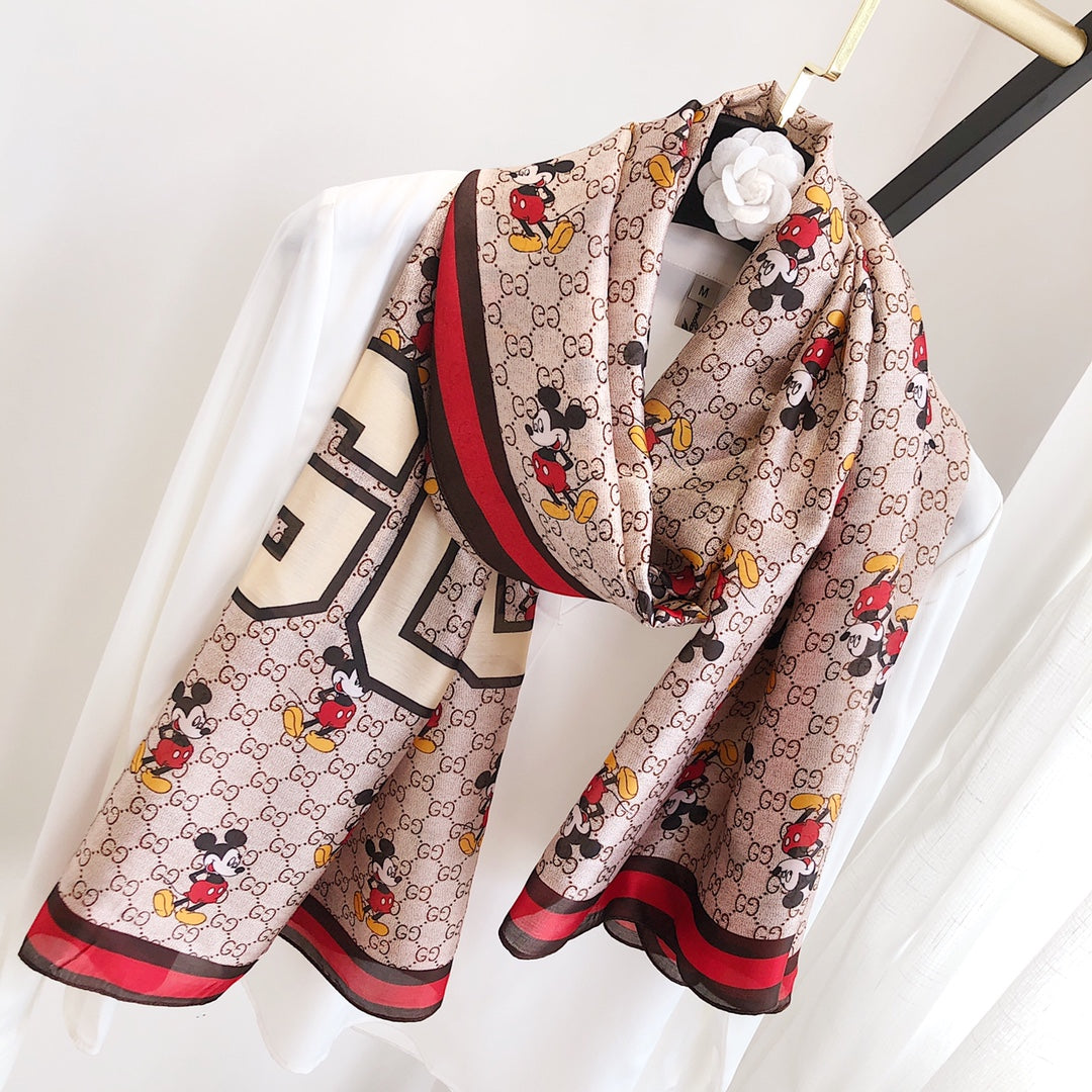 Classic Mickey Mouse Joint Silk Scarf mysite
