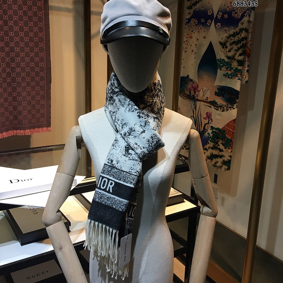 Fashion Ink Element Fringed Cashmere Scarf Shawl mysite
