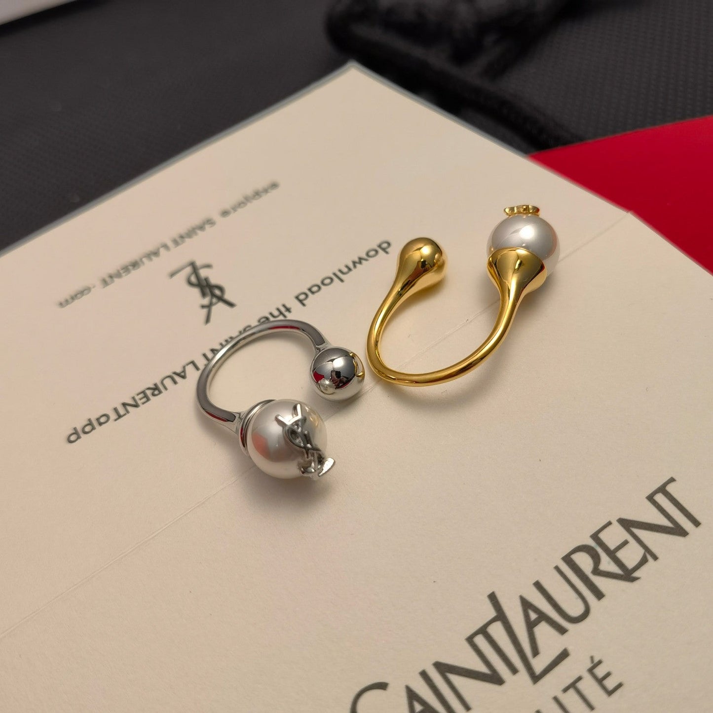 Pearl Fashion Open Rings-s mysite