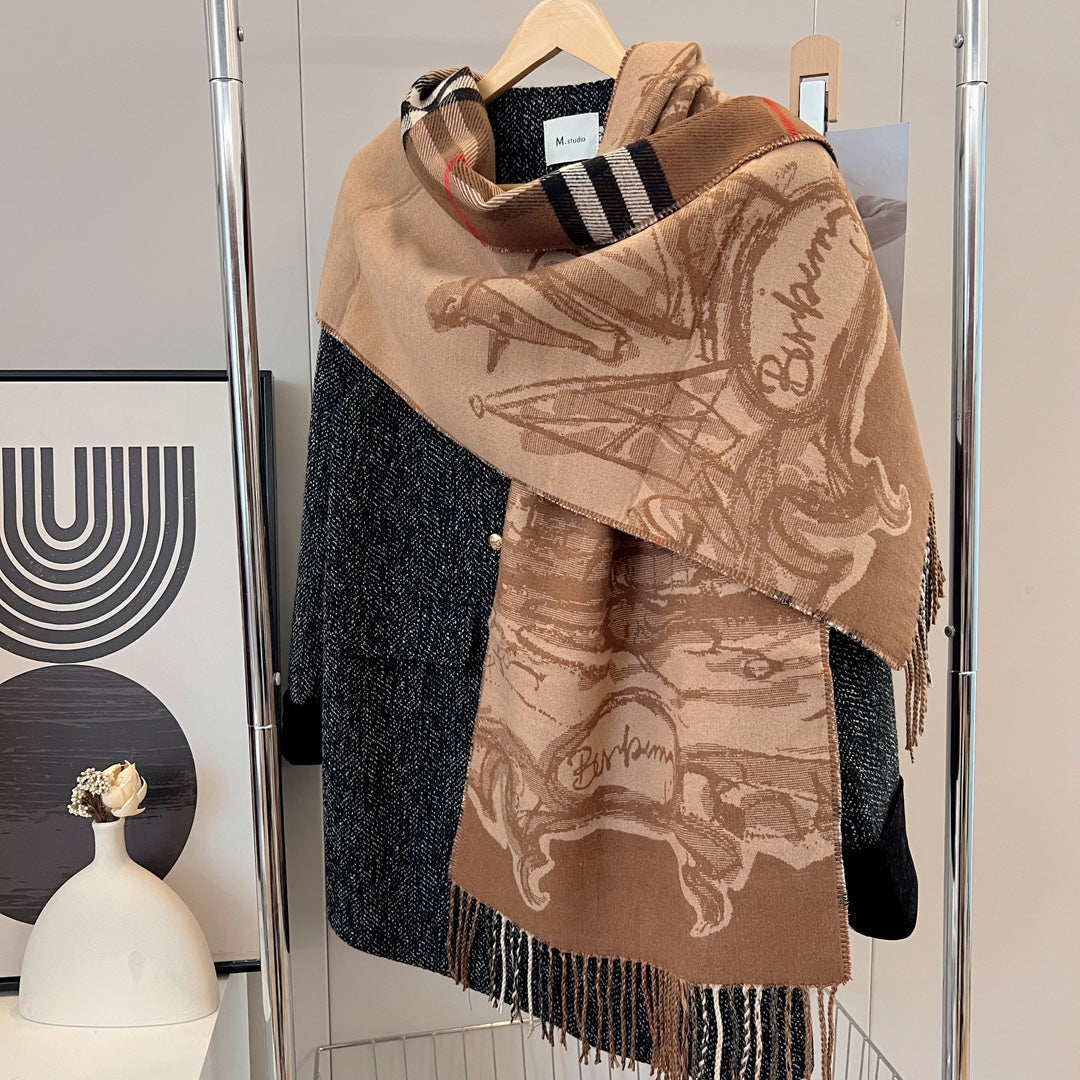 Vintage horse pattern scarf mysite