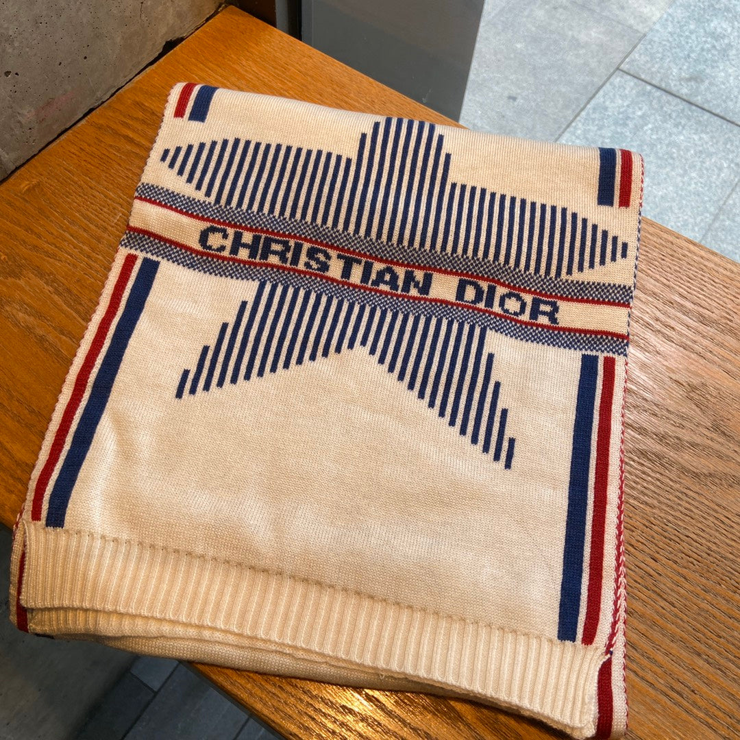 Lucky Star Series Jacquard Knit Scarf mysite