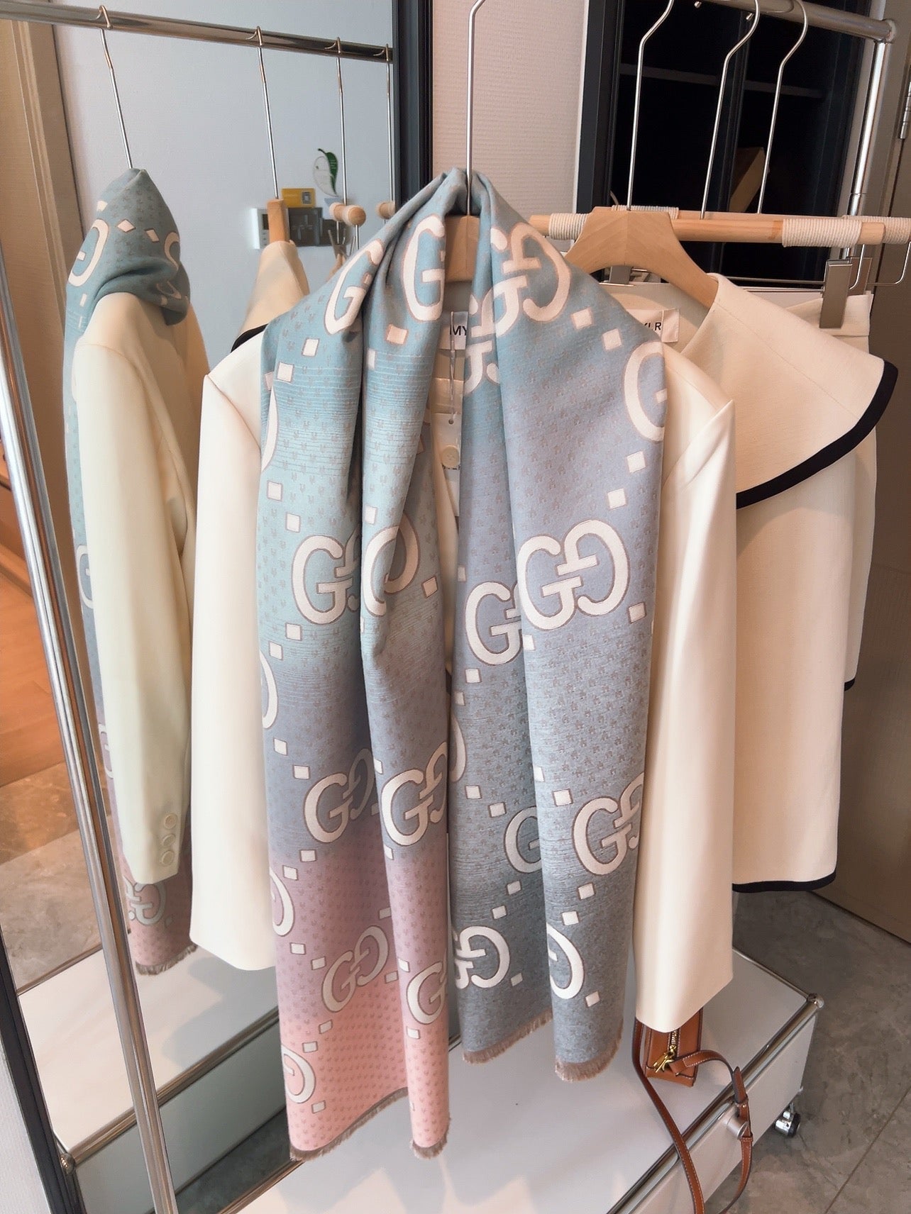 Individual Gradient Cashmere Scarf Shawl mysite