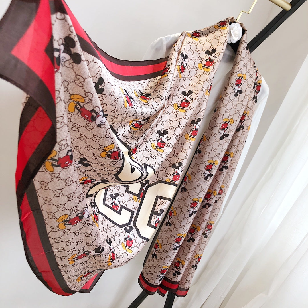 Classic Mickey Mouse Joint Silk Scarf mysite