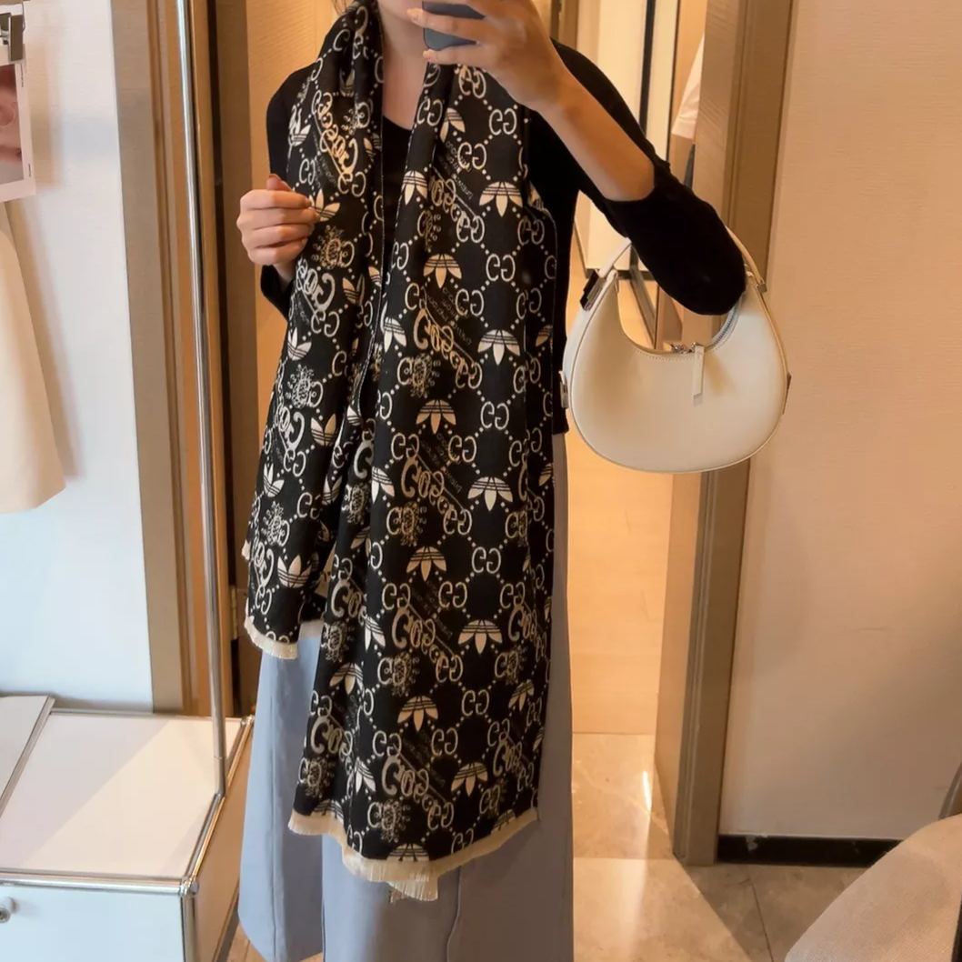 Ophidia Reversible Cashmere Scarf Shawl mysite