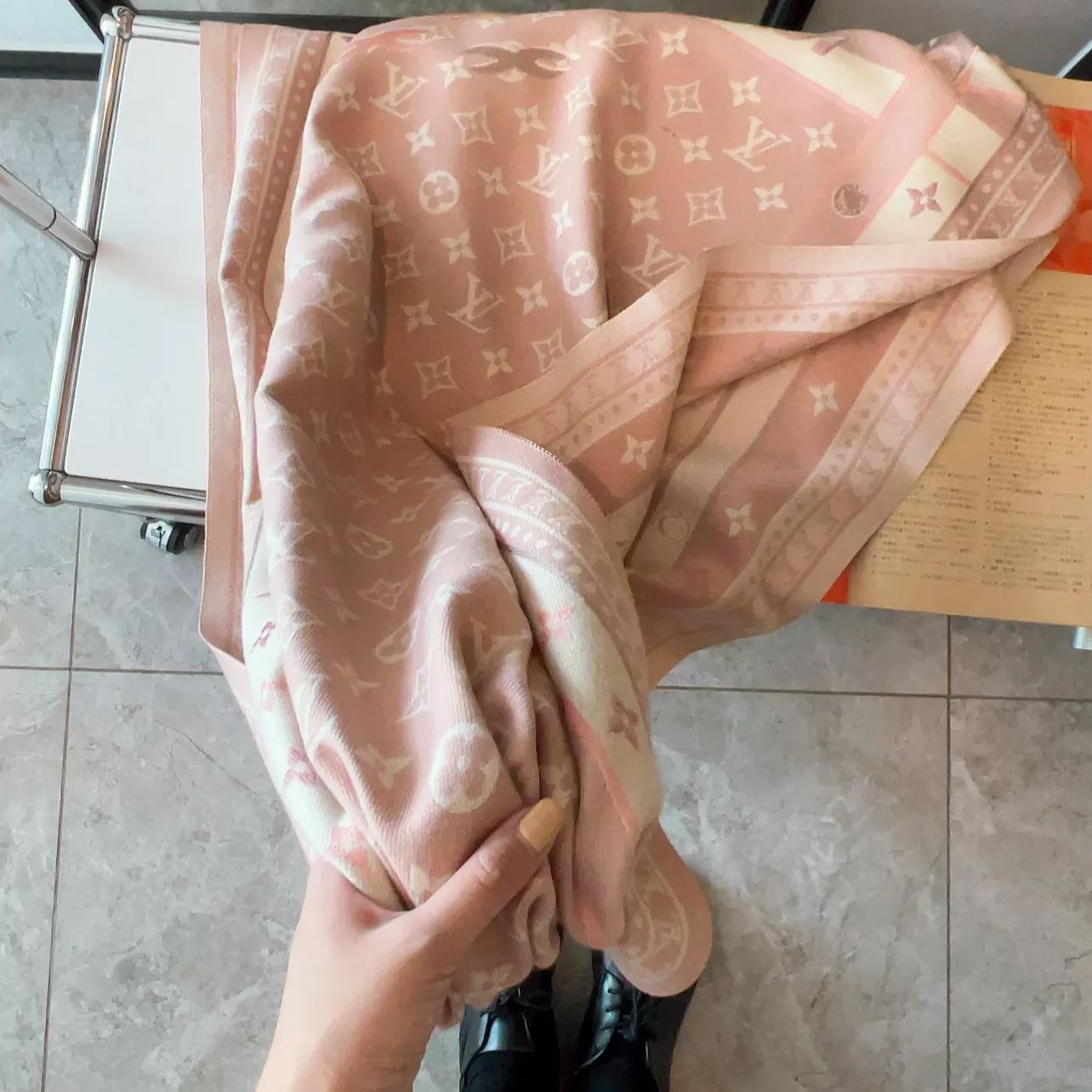 On-trend Full Monogram Cashmere Scarf Shawl mysite