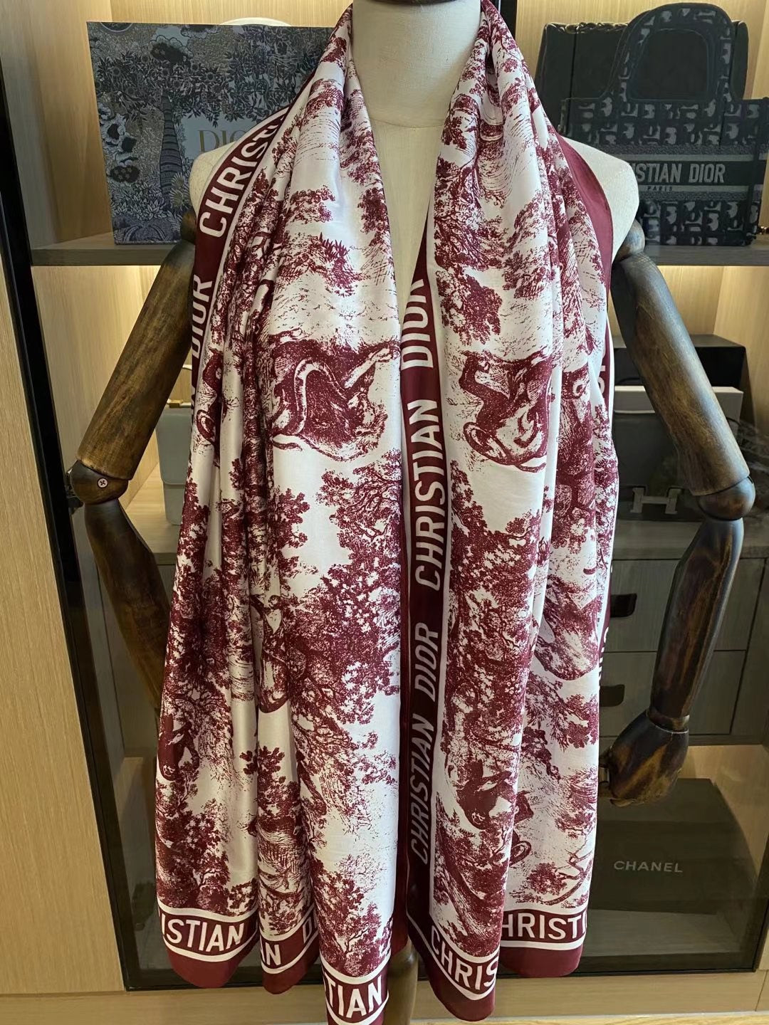 Ink Painting Element Satin Scarf mysite