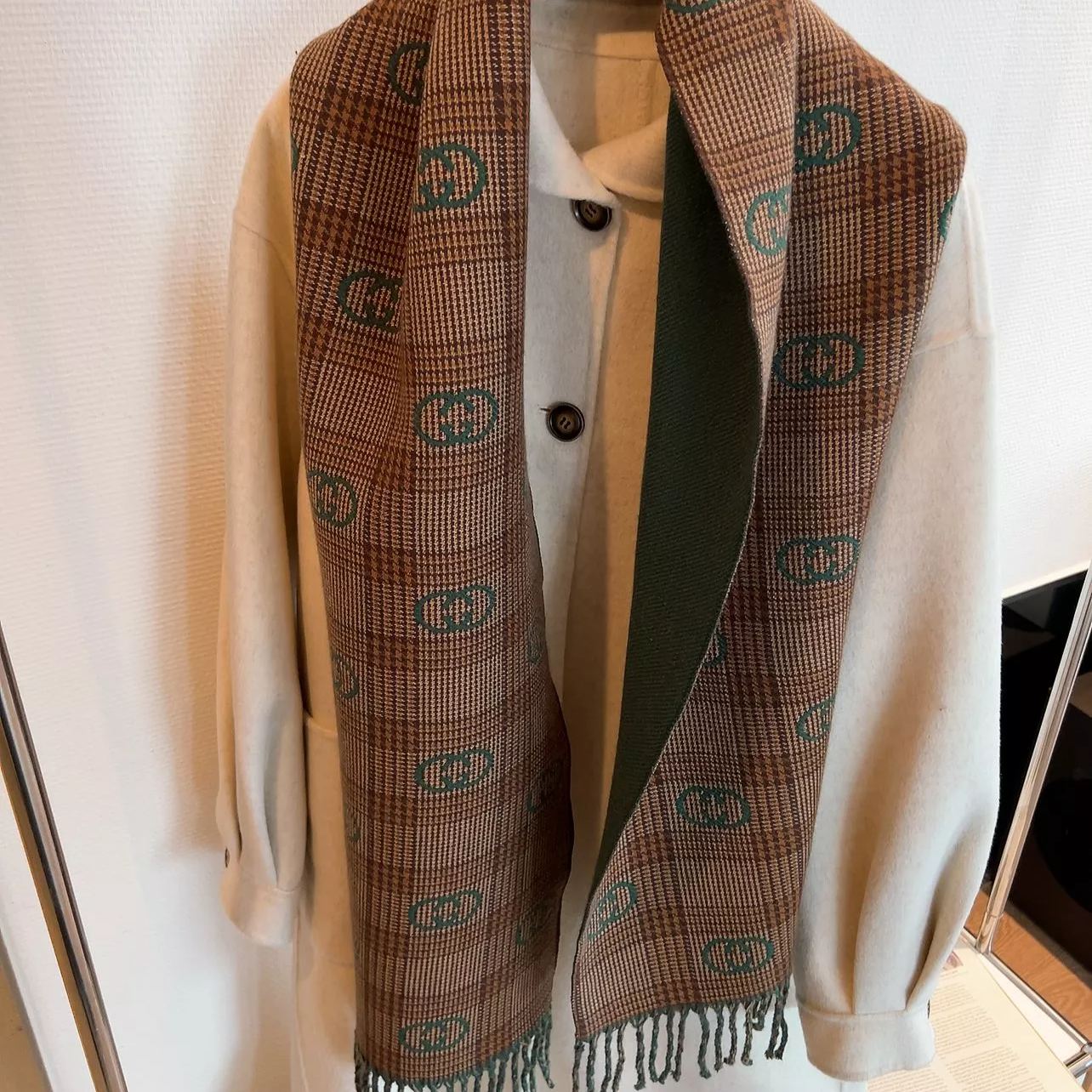 Premium Double-sided Cashmere Fringed Scarf mysite