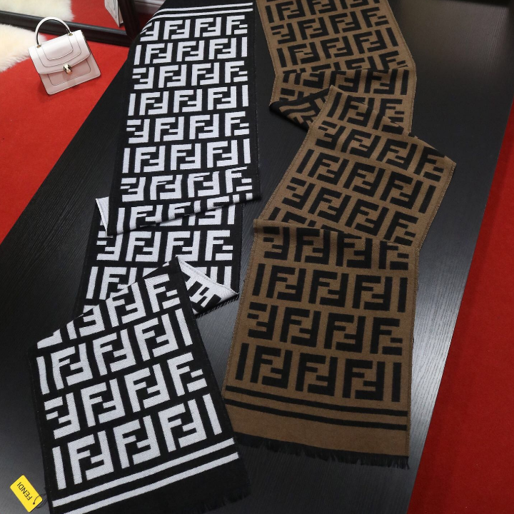Unisex F Letter Double-sided Scarf mysite