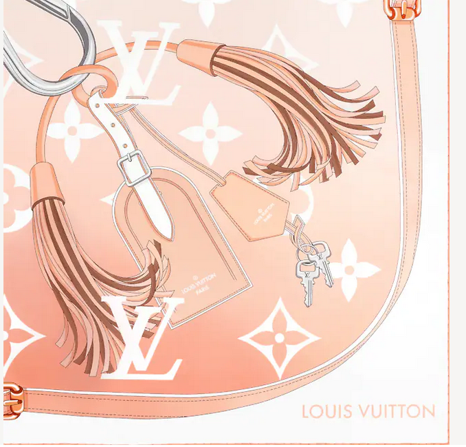 Classic Monogram Gradient Silk Scarf mysite