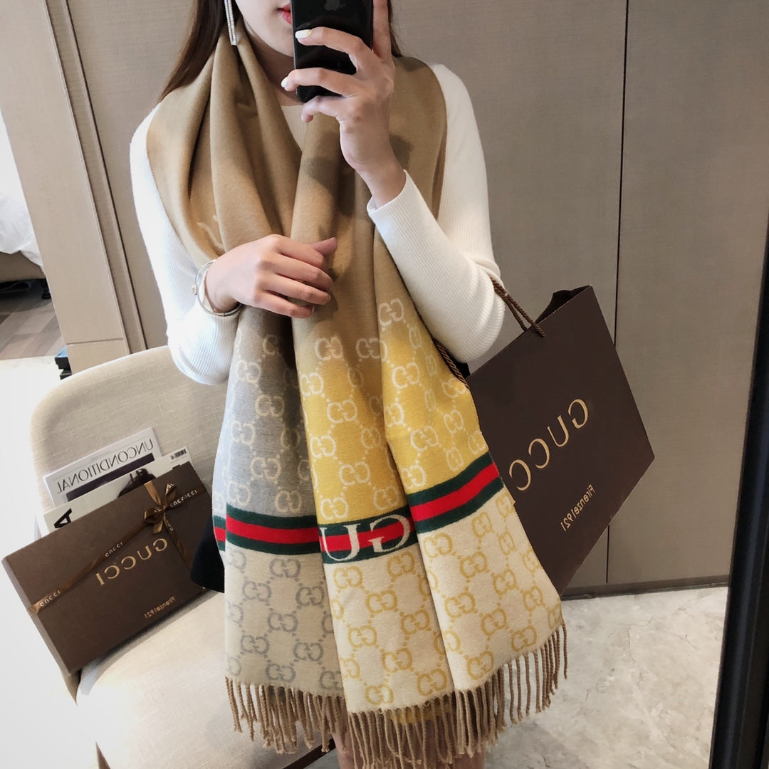 6 Colors Classic Bee Pattern Scarf mysite