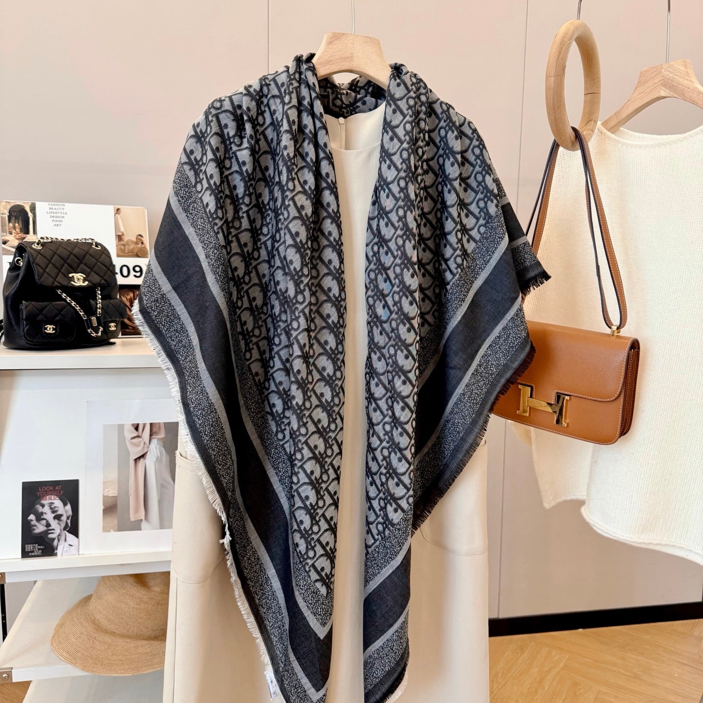 Fashion cashmere scarf square shawl mysite