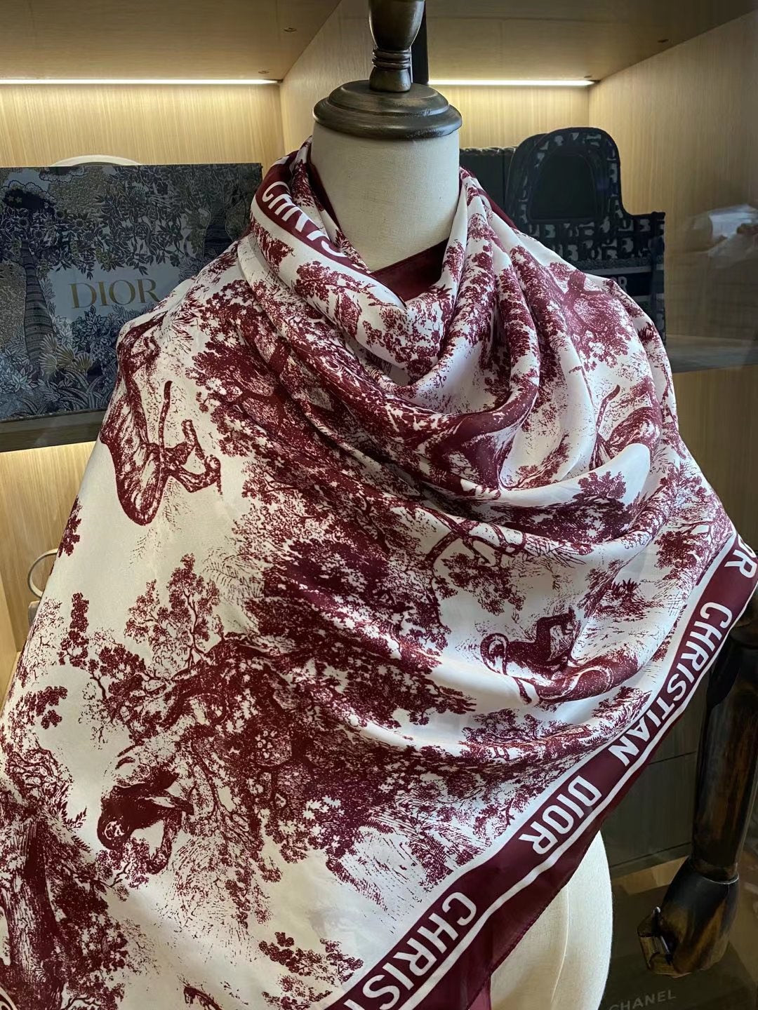 Ink Painting Element Satin Scarf mysite