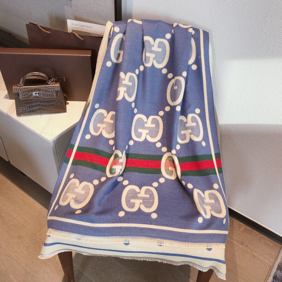 Classic Letter Jacquard Scarf mysite