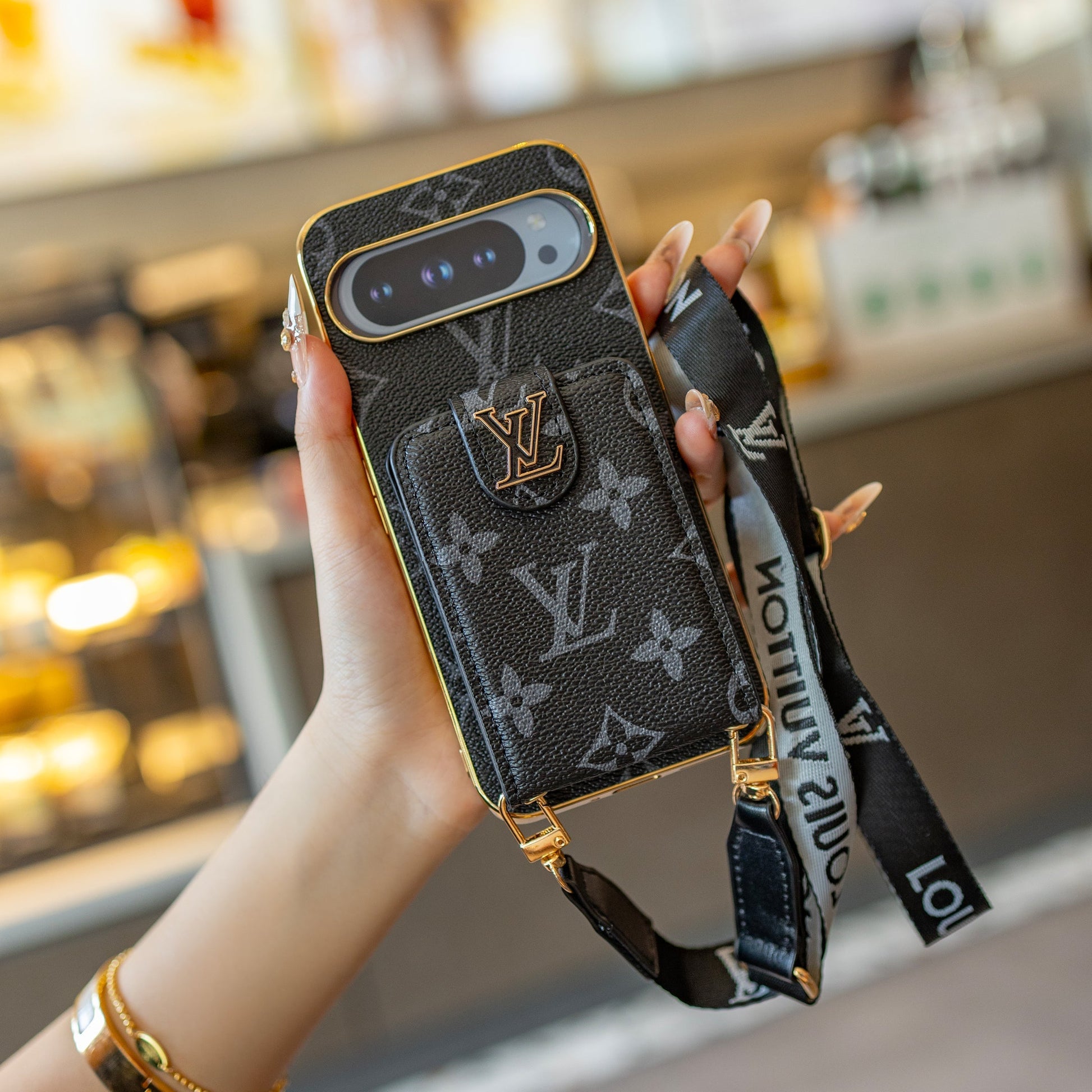 Luxury lanyard Google Pixel phone case mysite