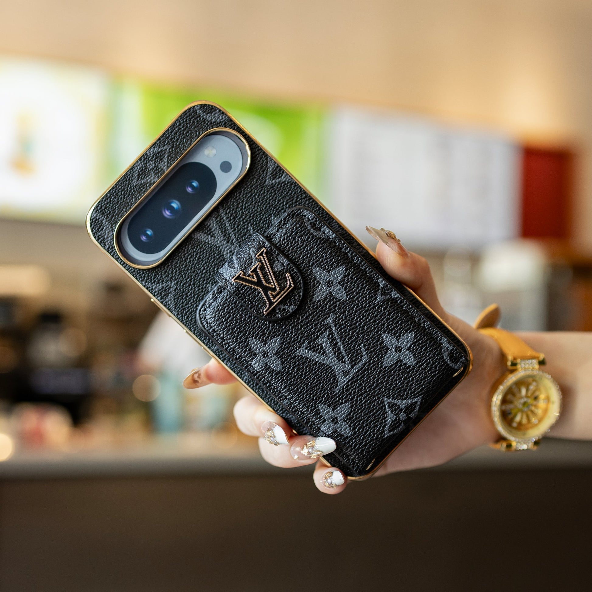 Luxury lanyard Google Pixel phone case mysite