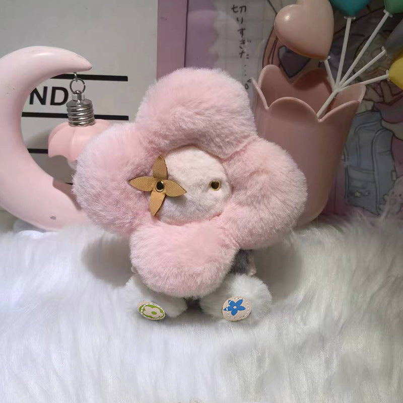 Cute Sunflower Plush Keychain – Vivian Doll Bag Charm for Women, Car & Backpack Decorations mysite