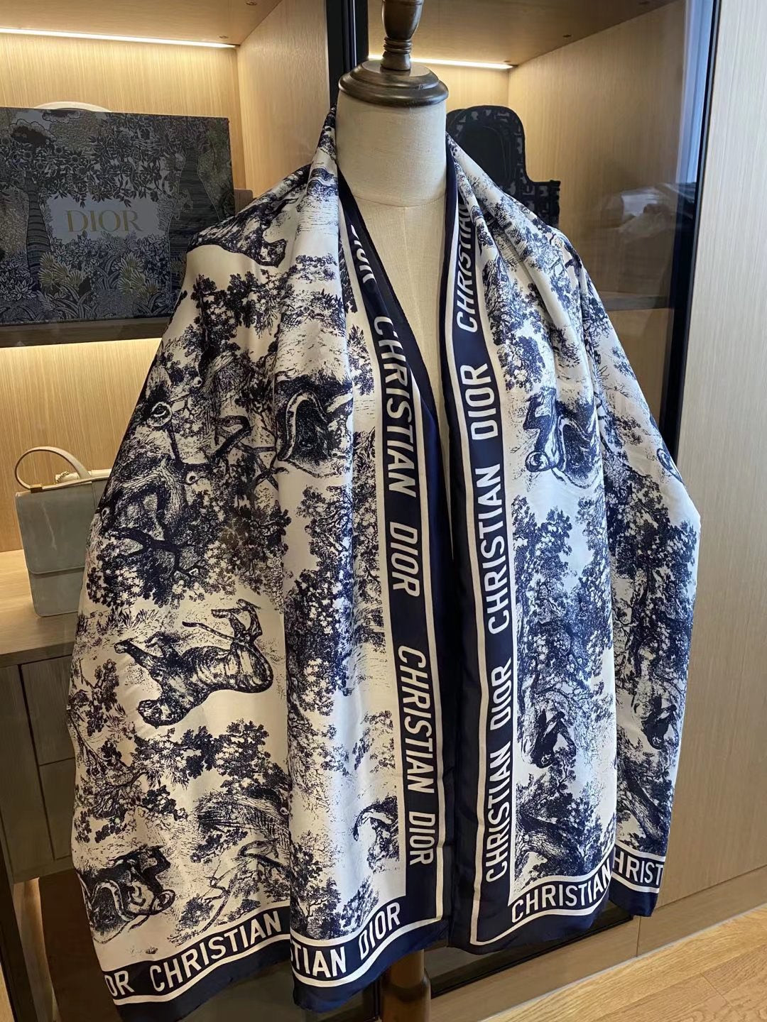 Ink Painting Element Satin Scarf mysite