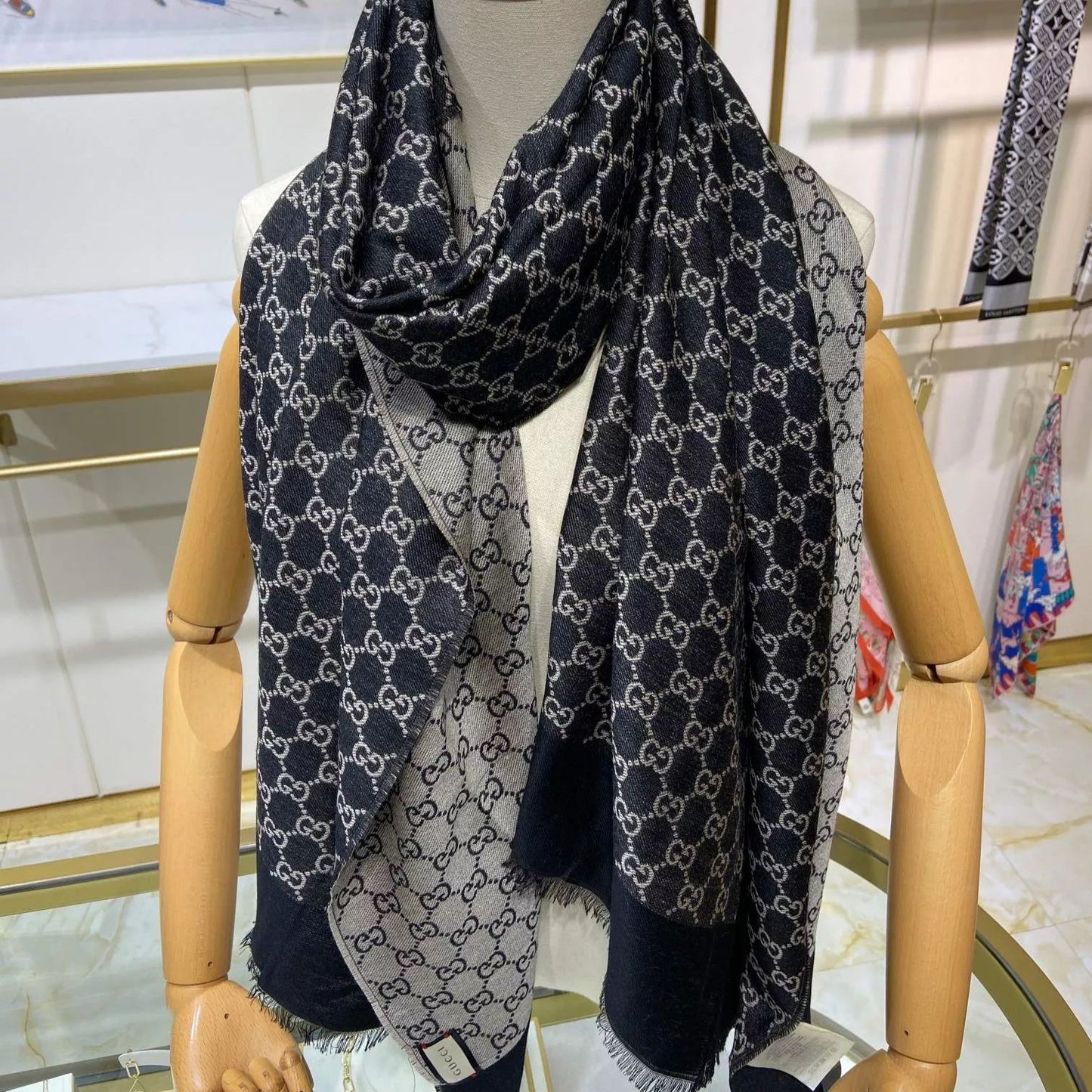 Denim Series Cotton Scarf Shawl mysite